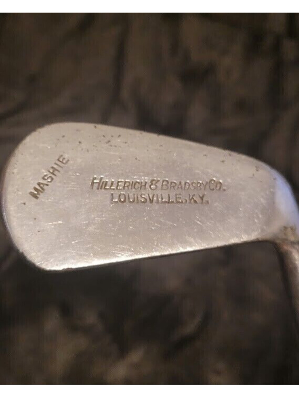 Vintage Hillerich & Bradsby Mashie Iron Golf Club - Steel Shaft Collectible Club